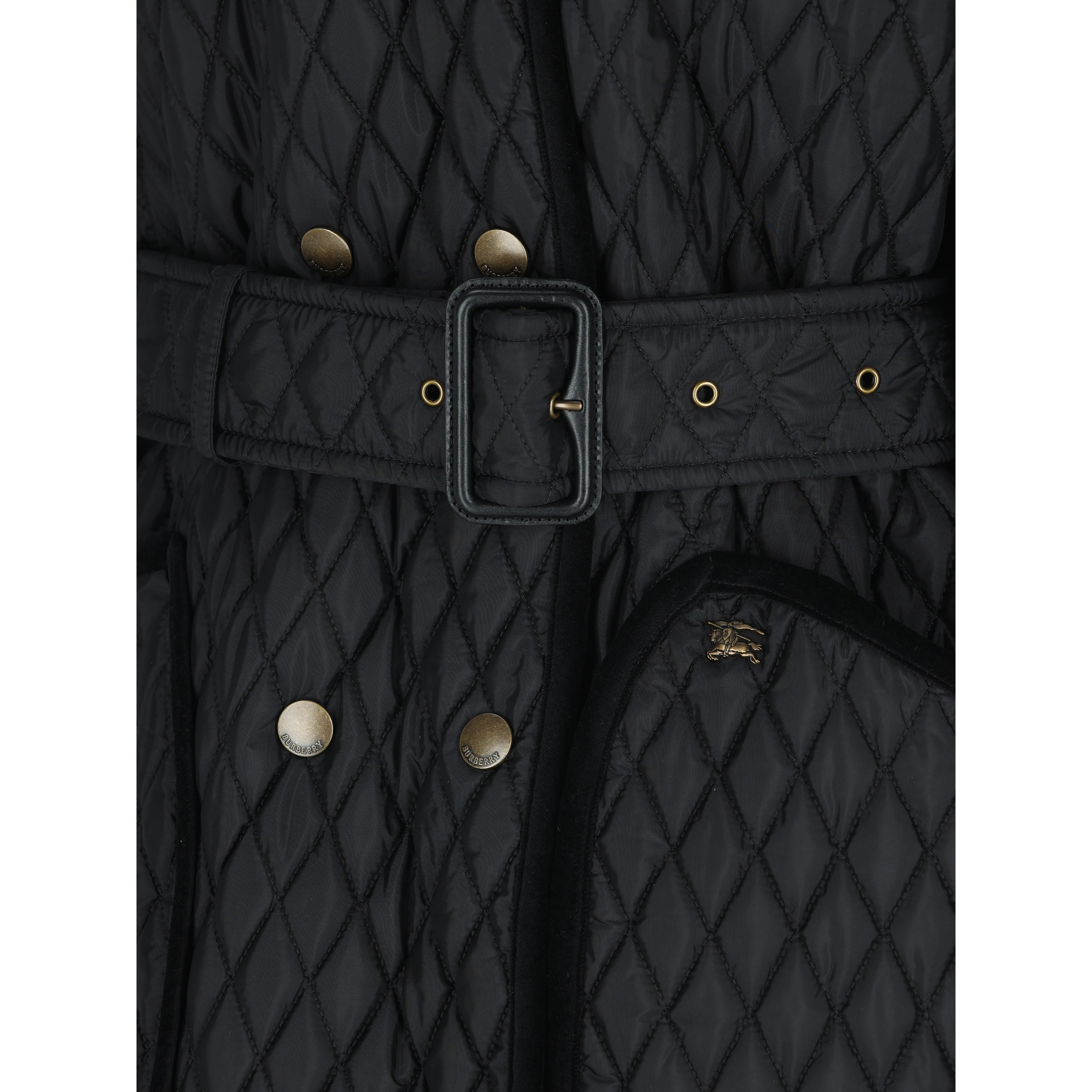 Burberry Coats Black