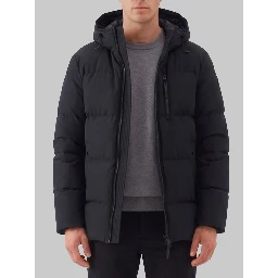 Soho 3Q black down jacket