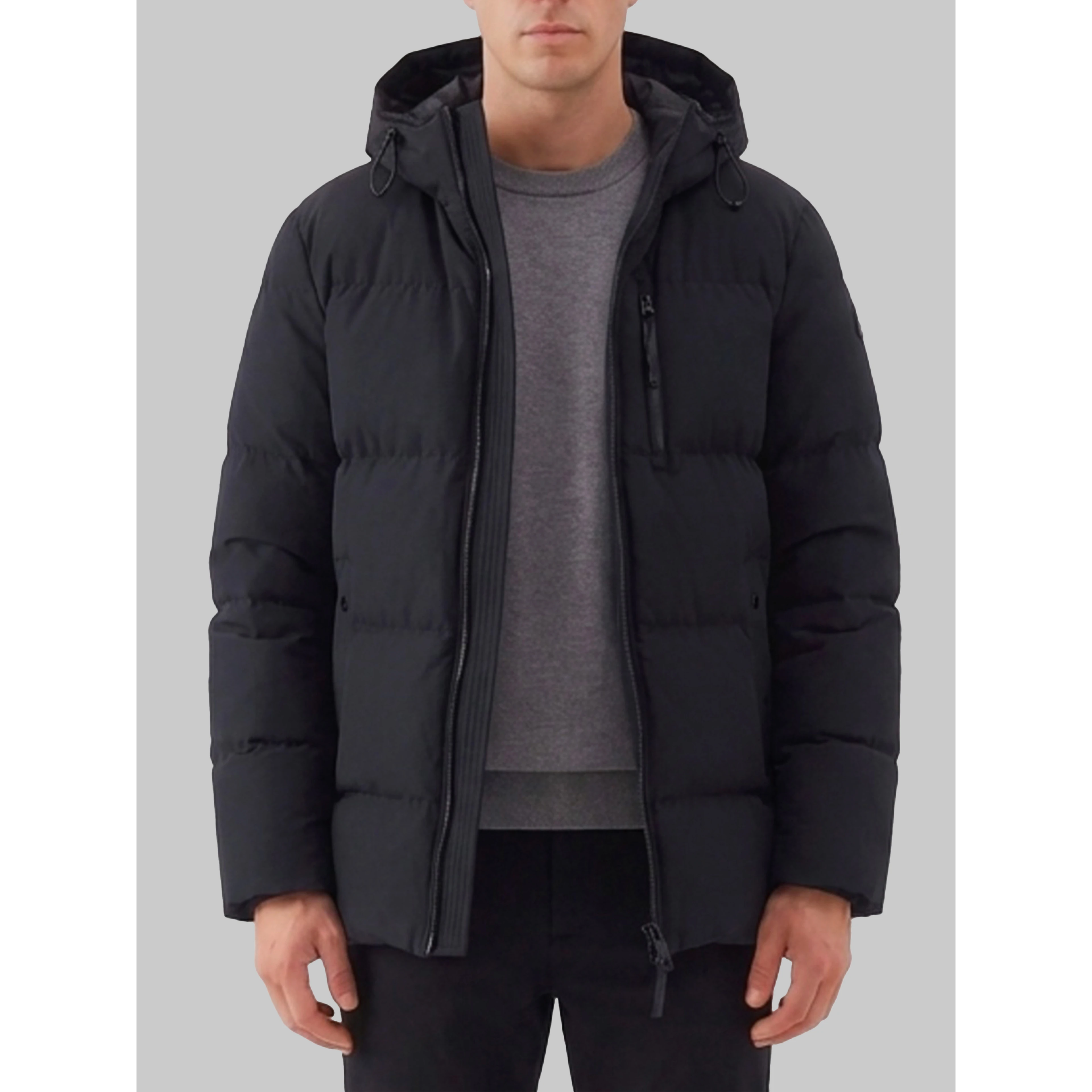 Soho 3Q black down jacket