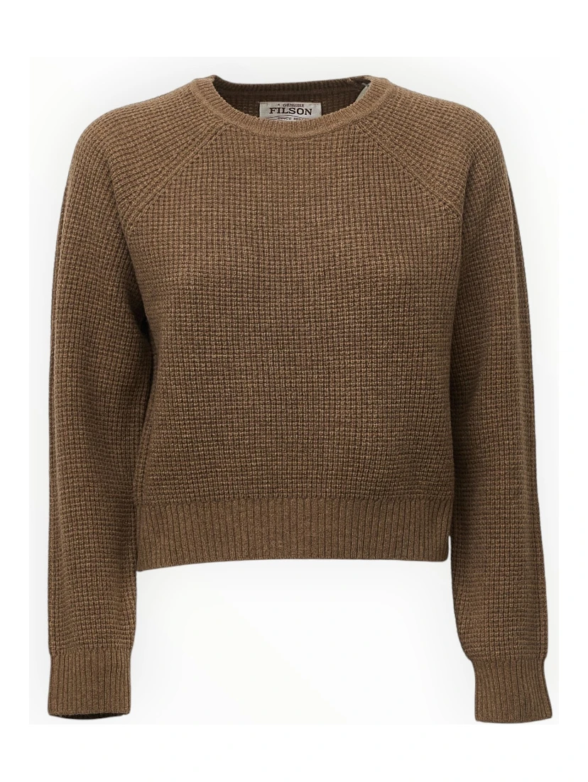 W'S Waffle Knit Merino Sweater