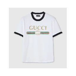 Crew neckT-shrt with Gucci logo