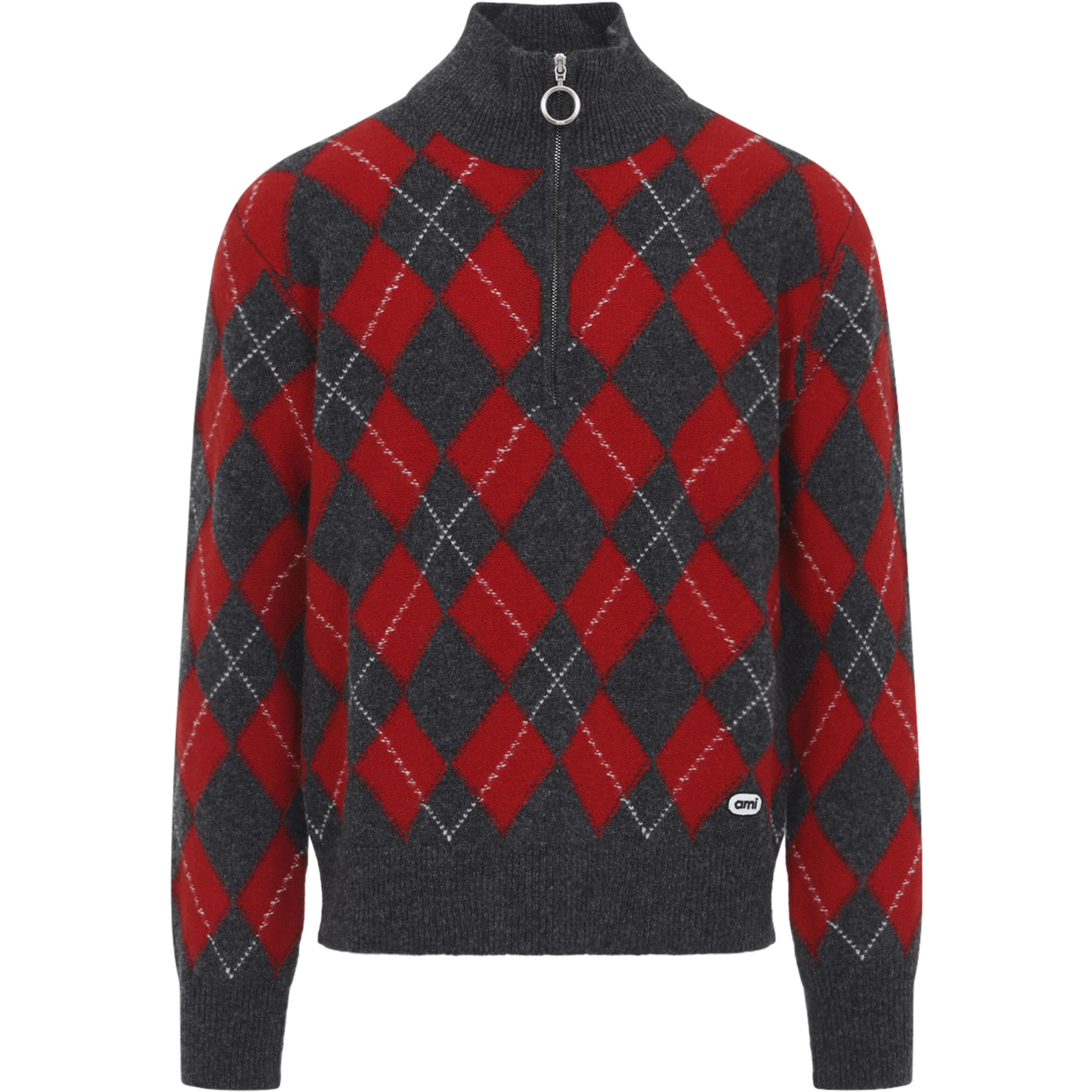 ZIPPED COLLAR SWEATER