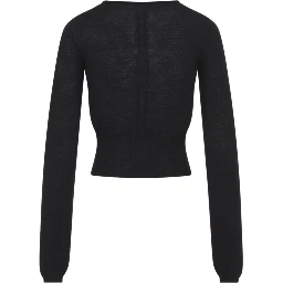 SLASHED CROPPED PULL T-SHIRT