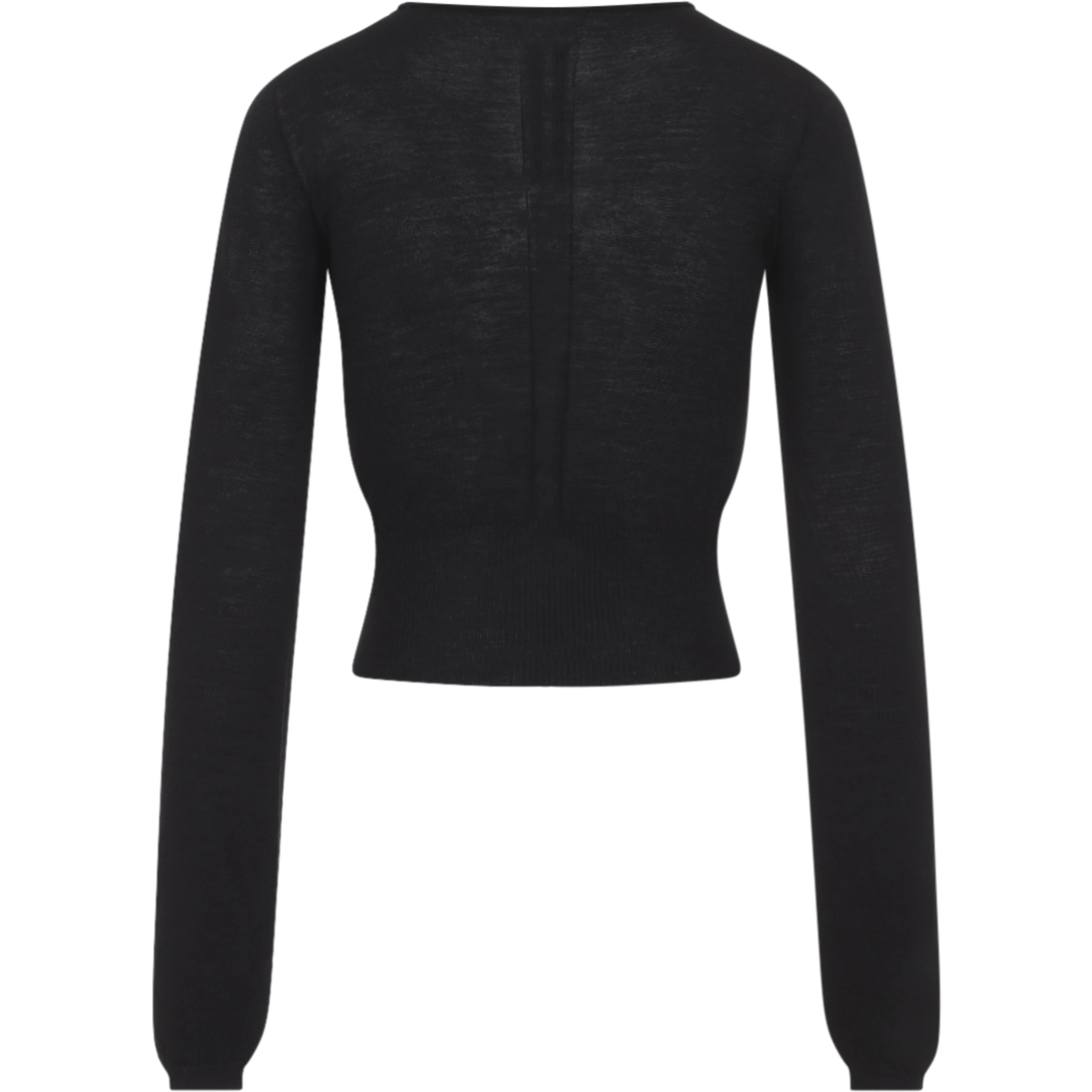 SLASHED CROPPED PULL T-SHIRT