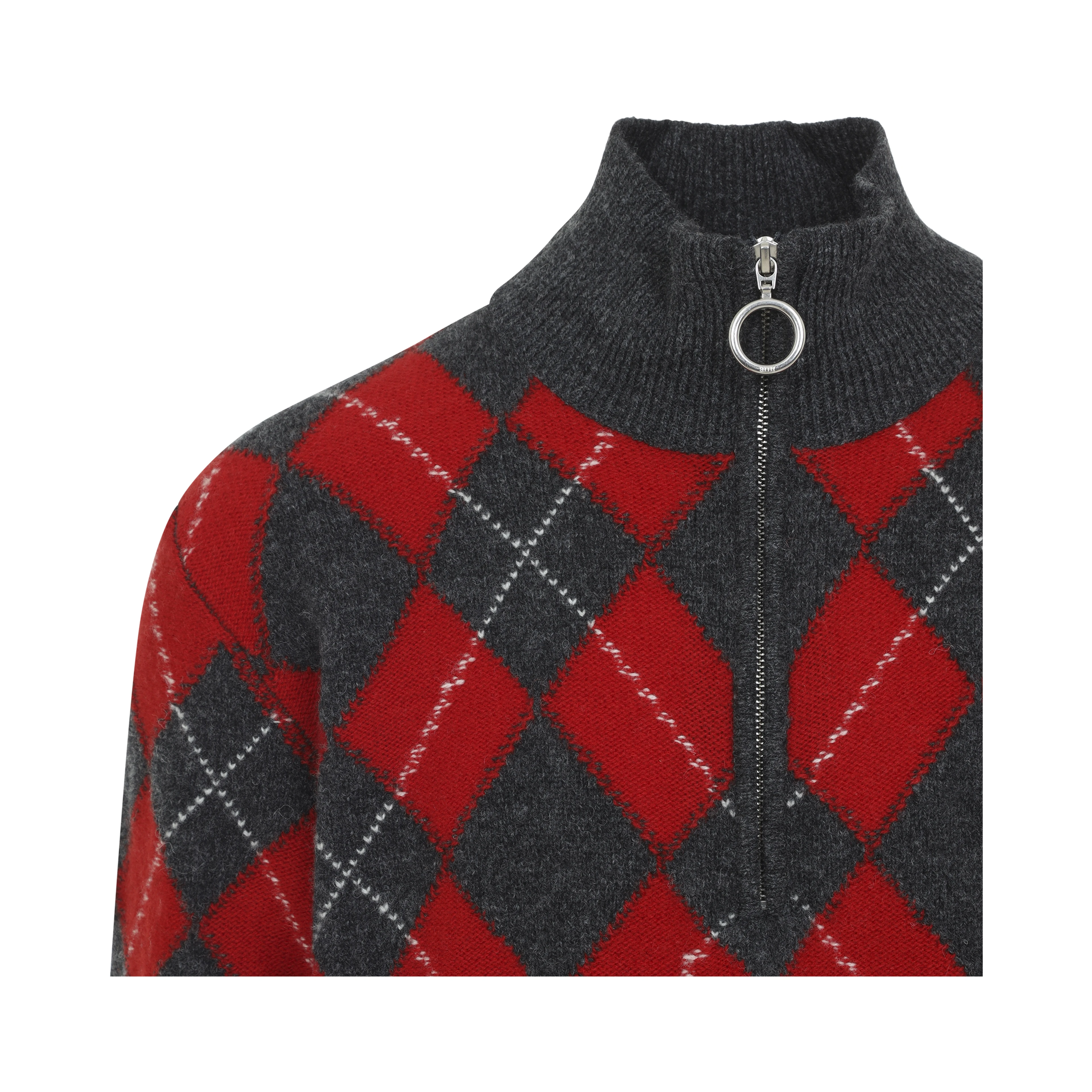 ZIPPED COLLAR SWEATER