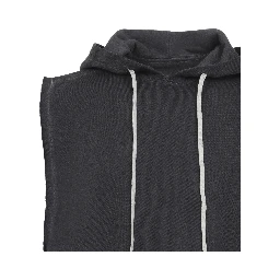 HOODED TUNIC SWEATSHIRT
