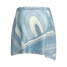 "Iride" Asymmetrical miniskirt