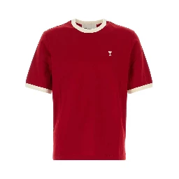 QUOTA-BICOLORTSHIRTWITHOFFWHITEAMIDECOEUREMBROIDER
