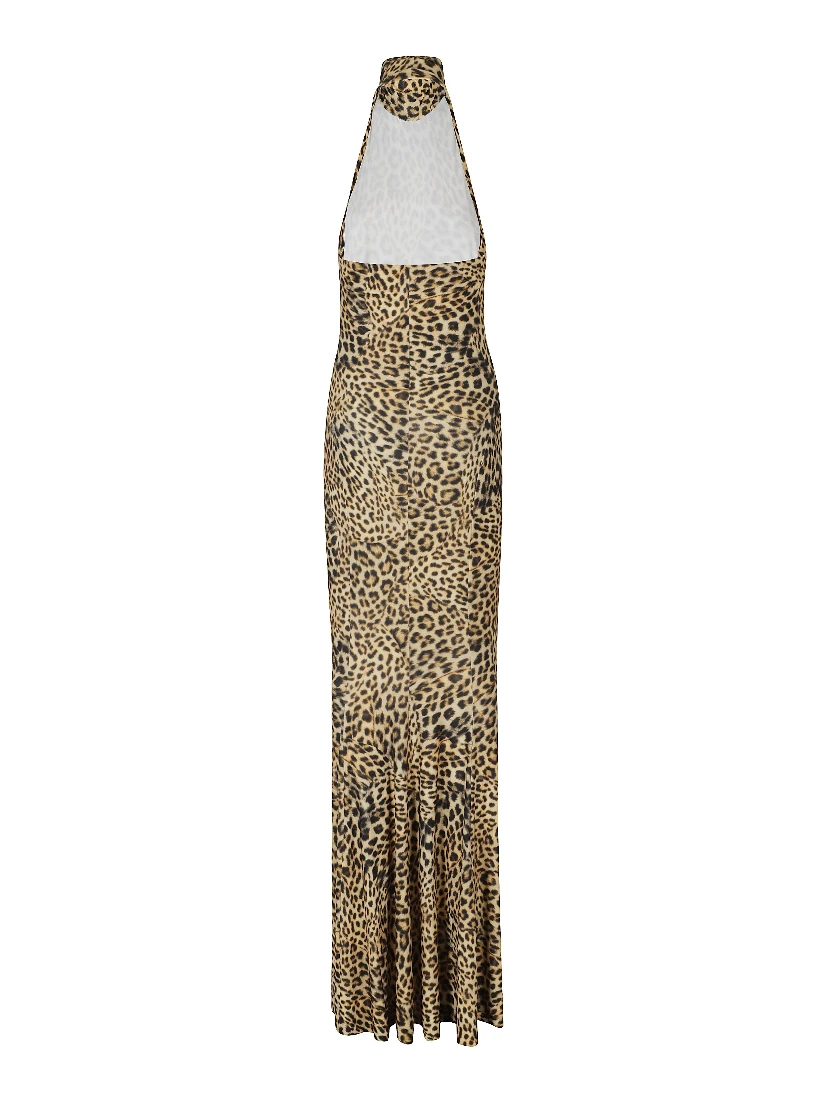 HALTER TURTLE FISHTAIL GOWN