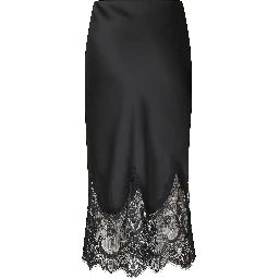 BIAS HALF SLIP W LACE