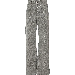JEANS CON RICAMO DI PAILLETTES