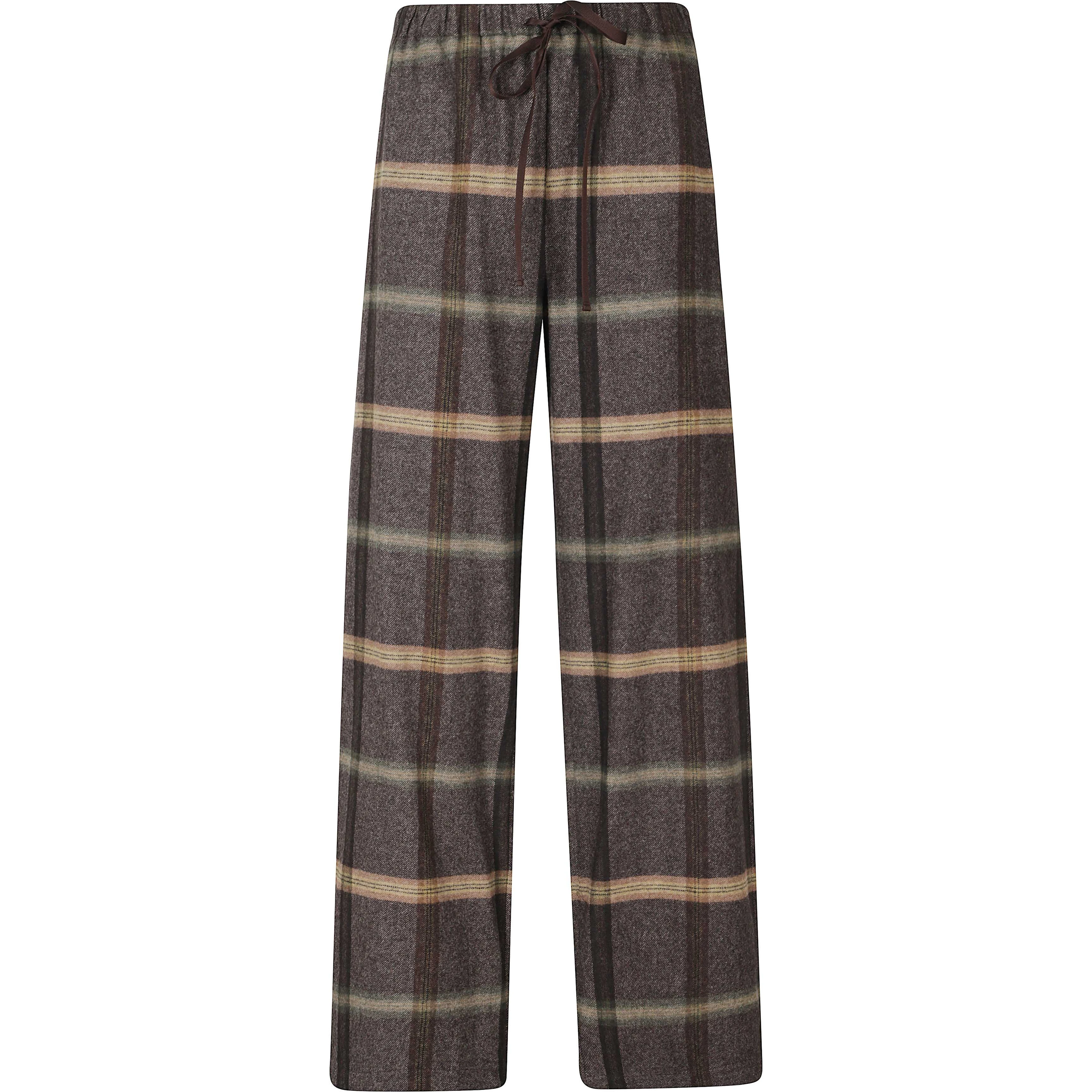 PANT MAXI CHECK AMPIO