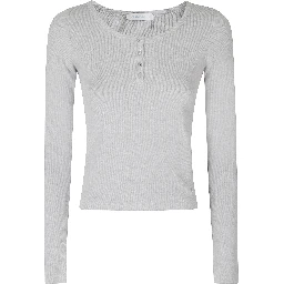 HENRY NECK LONG SLEEVE T-SHIRT