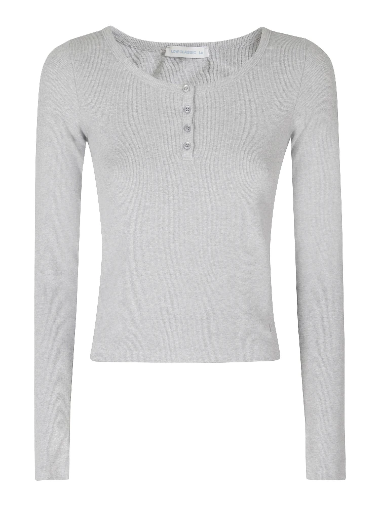 HENRY NECK LONG SLEEVE T-SHIRT