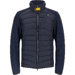 Blue Polyamide Full-Length Jacket