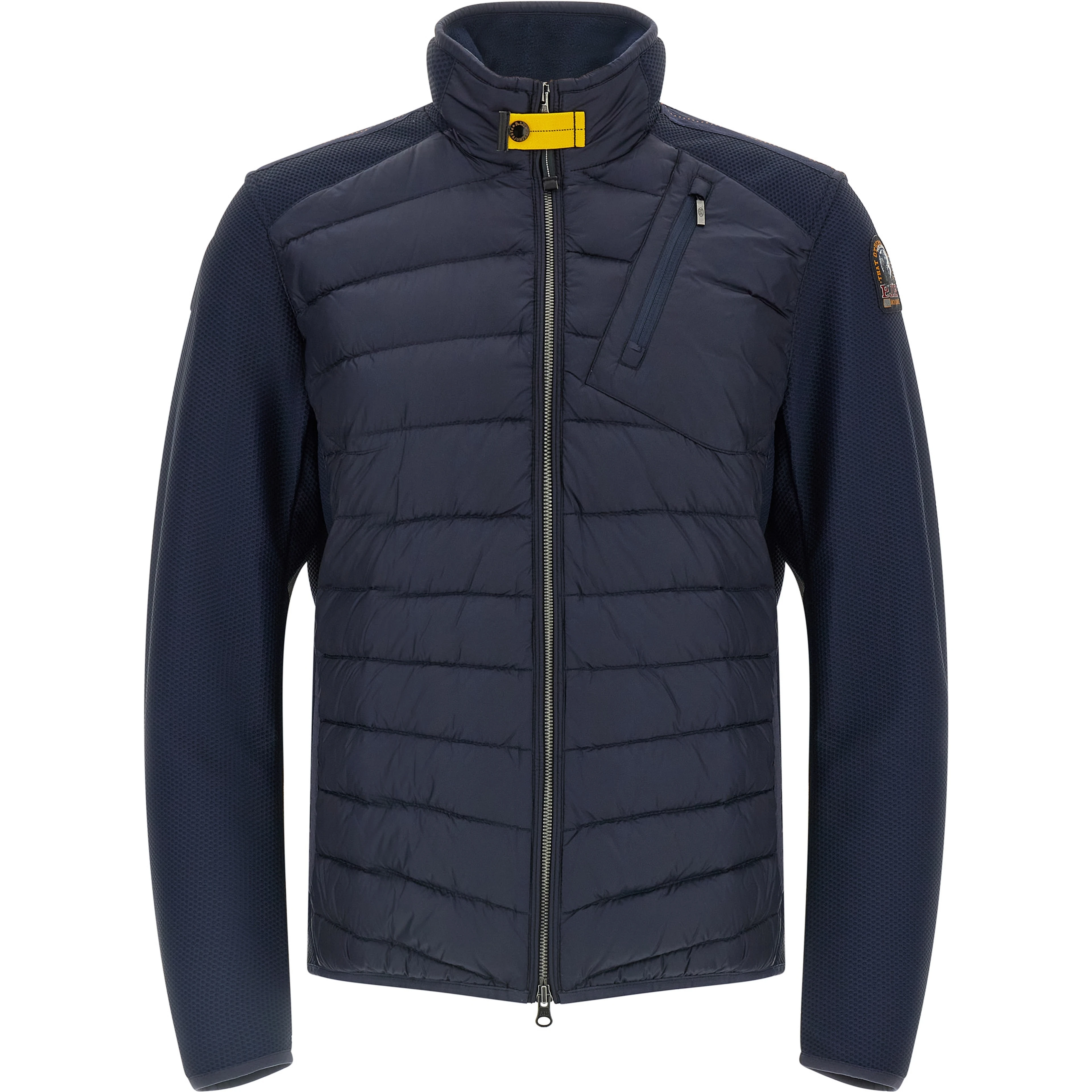 Blue Polyamide Full-Length Jacket