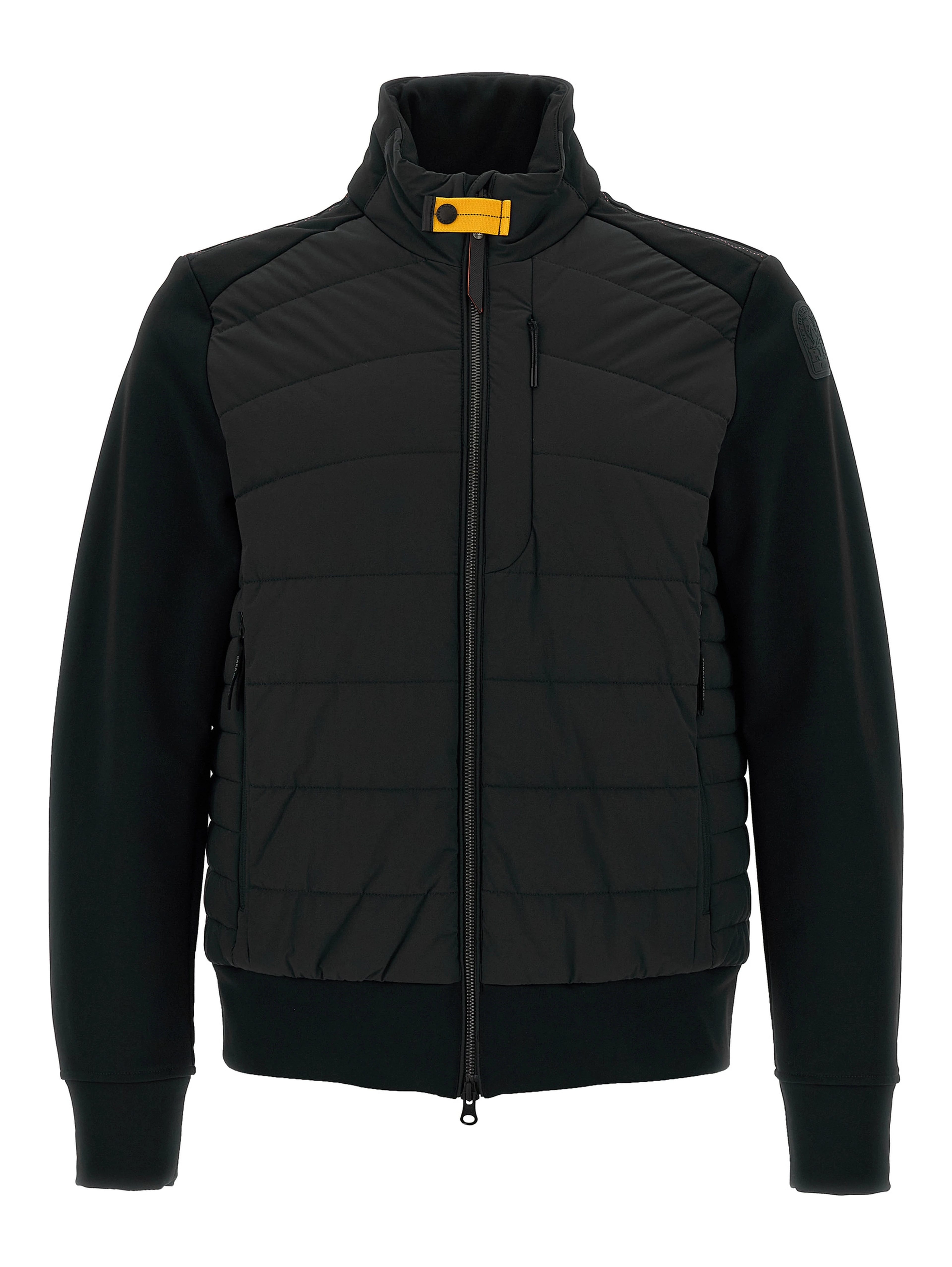 Black Polyamide Full-Length Jacket