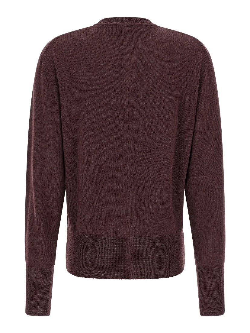 Bordeaux Wool Cardigan