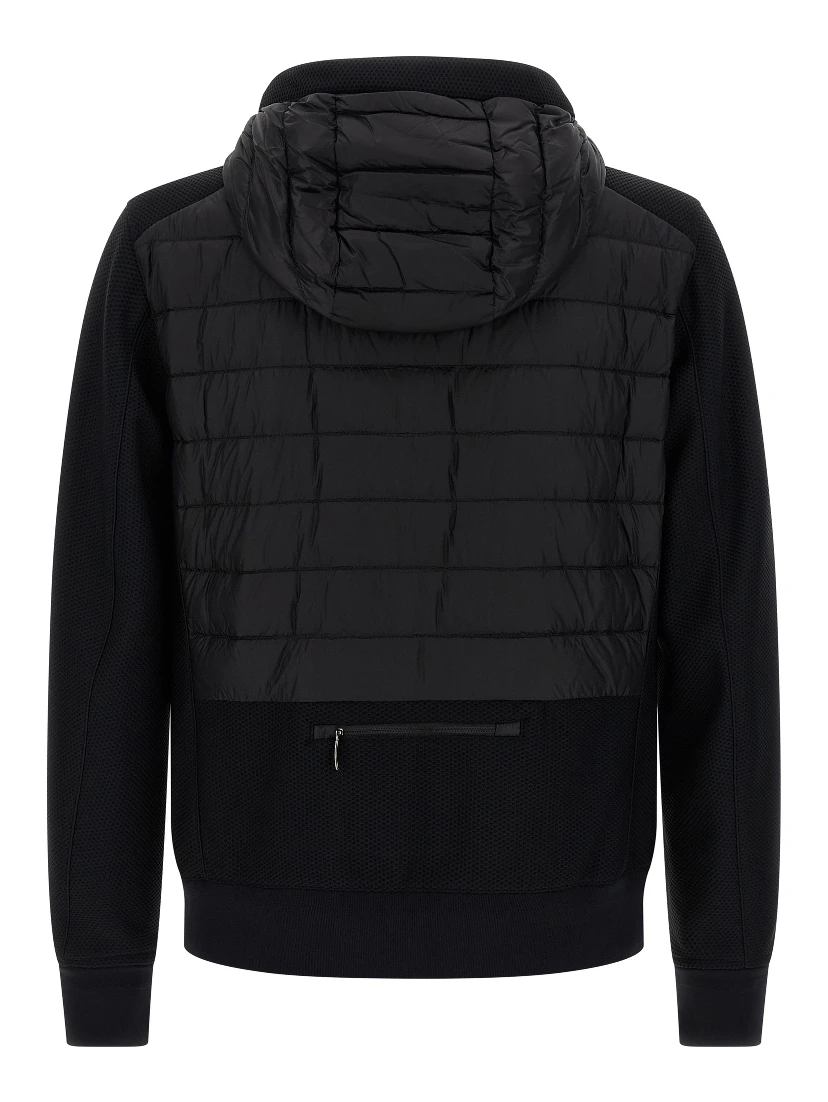 سترة خارجية سوداء من البولياميد