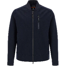 Blue Polyester Sweatshirt