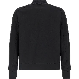 Black Polyester Sweatshirt