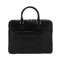 Black Lamb Leather Tote Bag