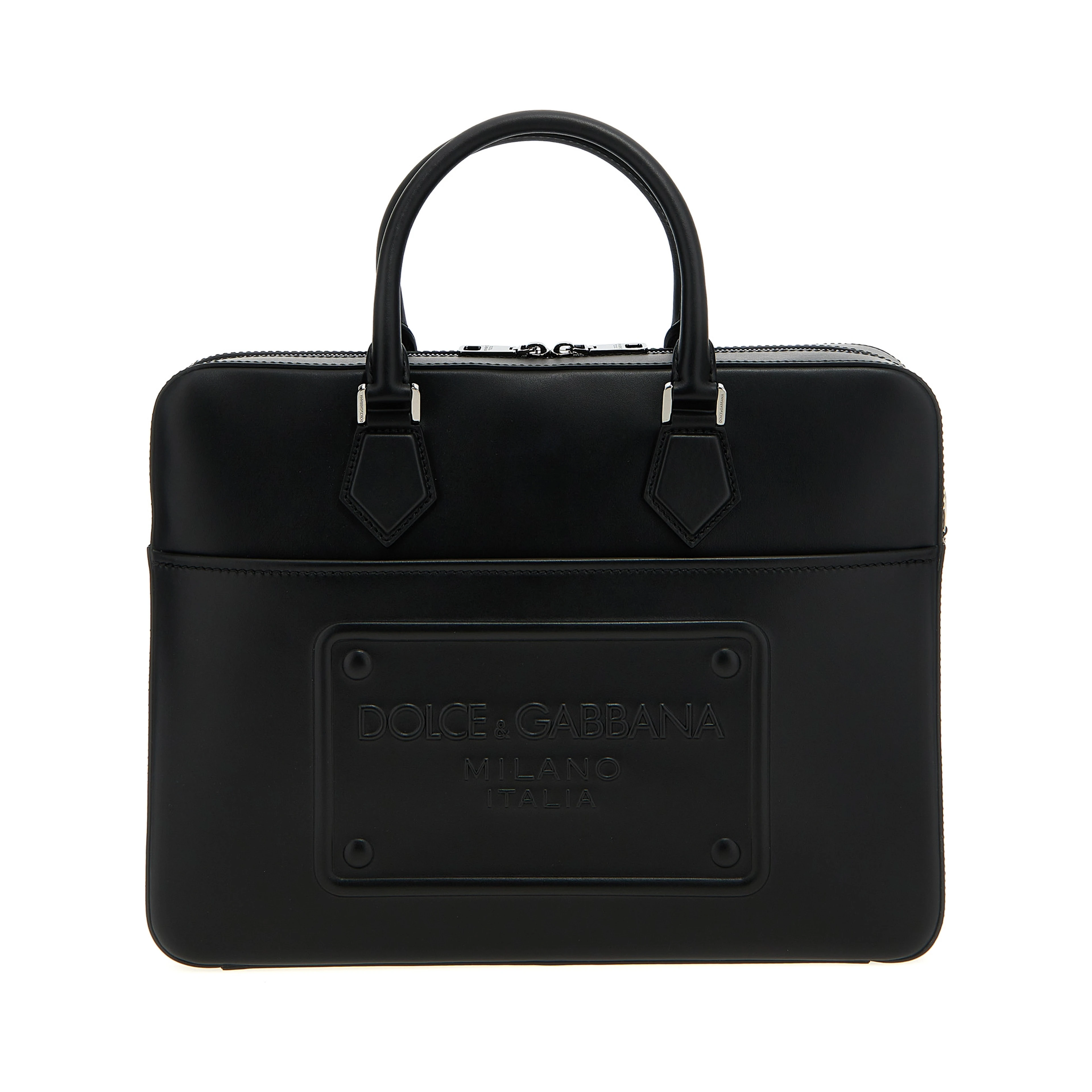Black Lamb Leather Tote Bag