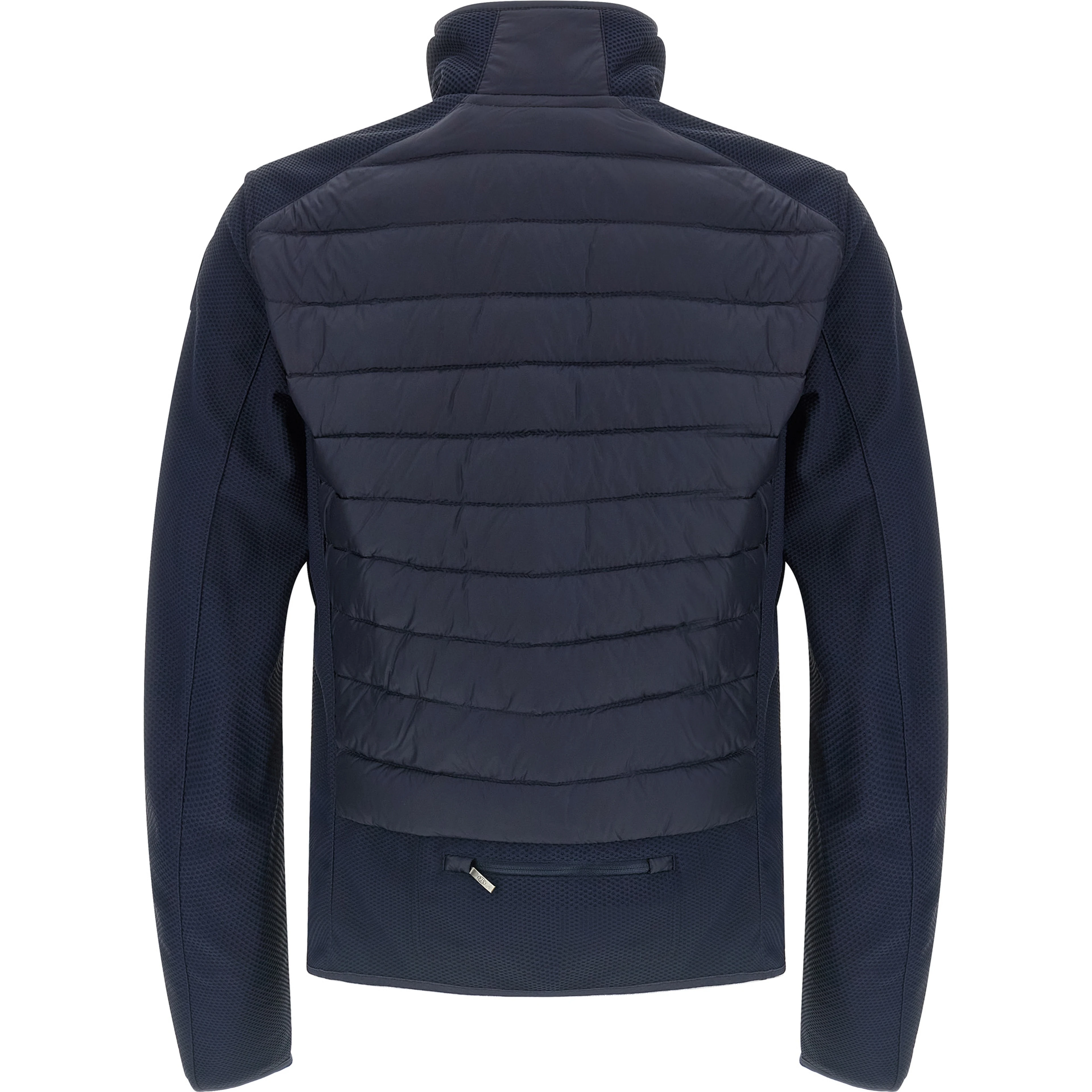 Blue Polyamide Full-Length Jacket
