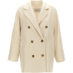 White Virgin Wool Coat