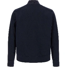Blue Polyester Sweatshirt