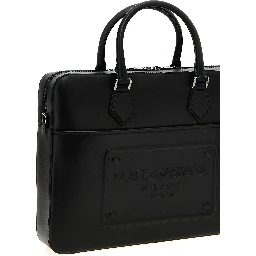 Black Lamb Leather Tote Bag