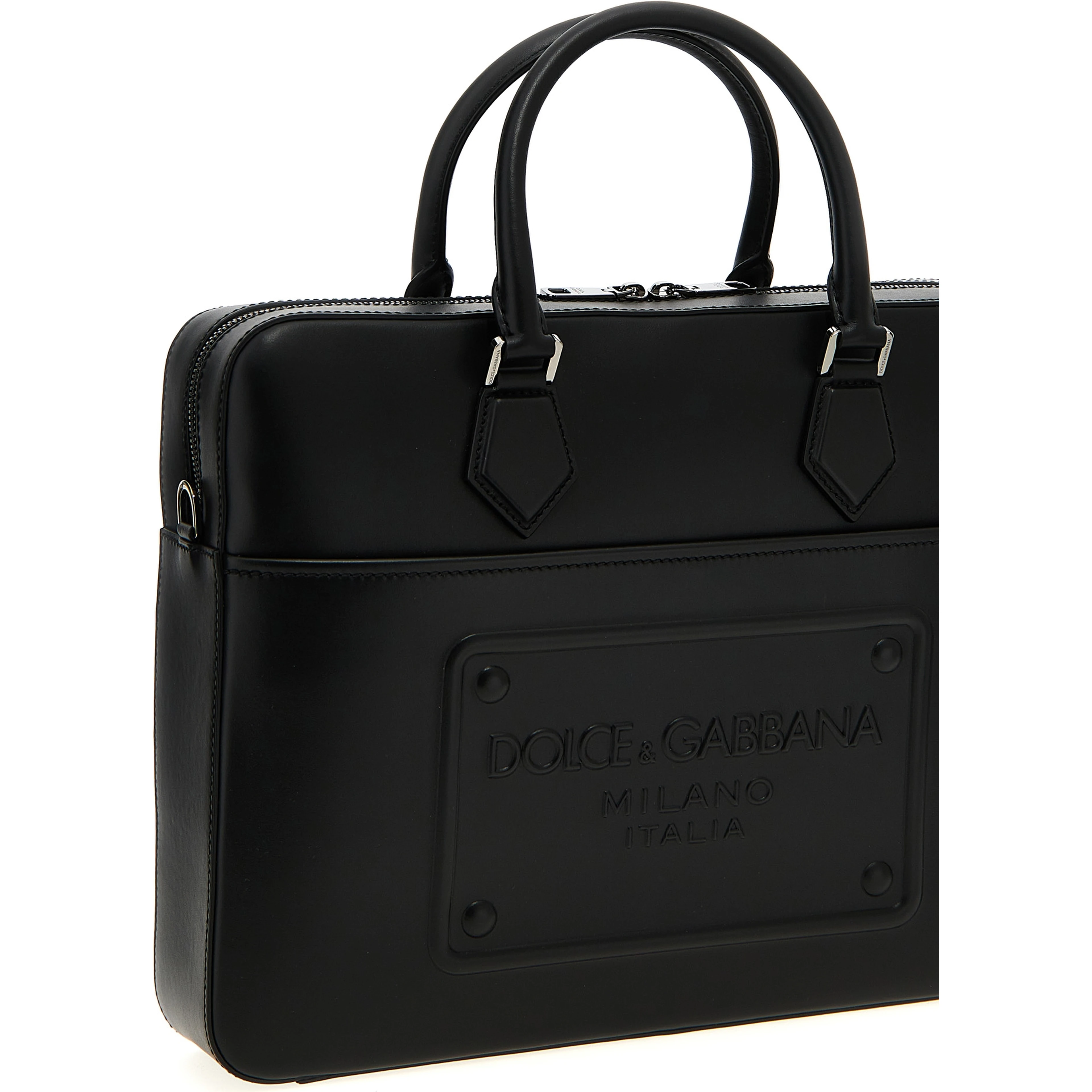Black Lamb Leather Tote Bag