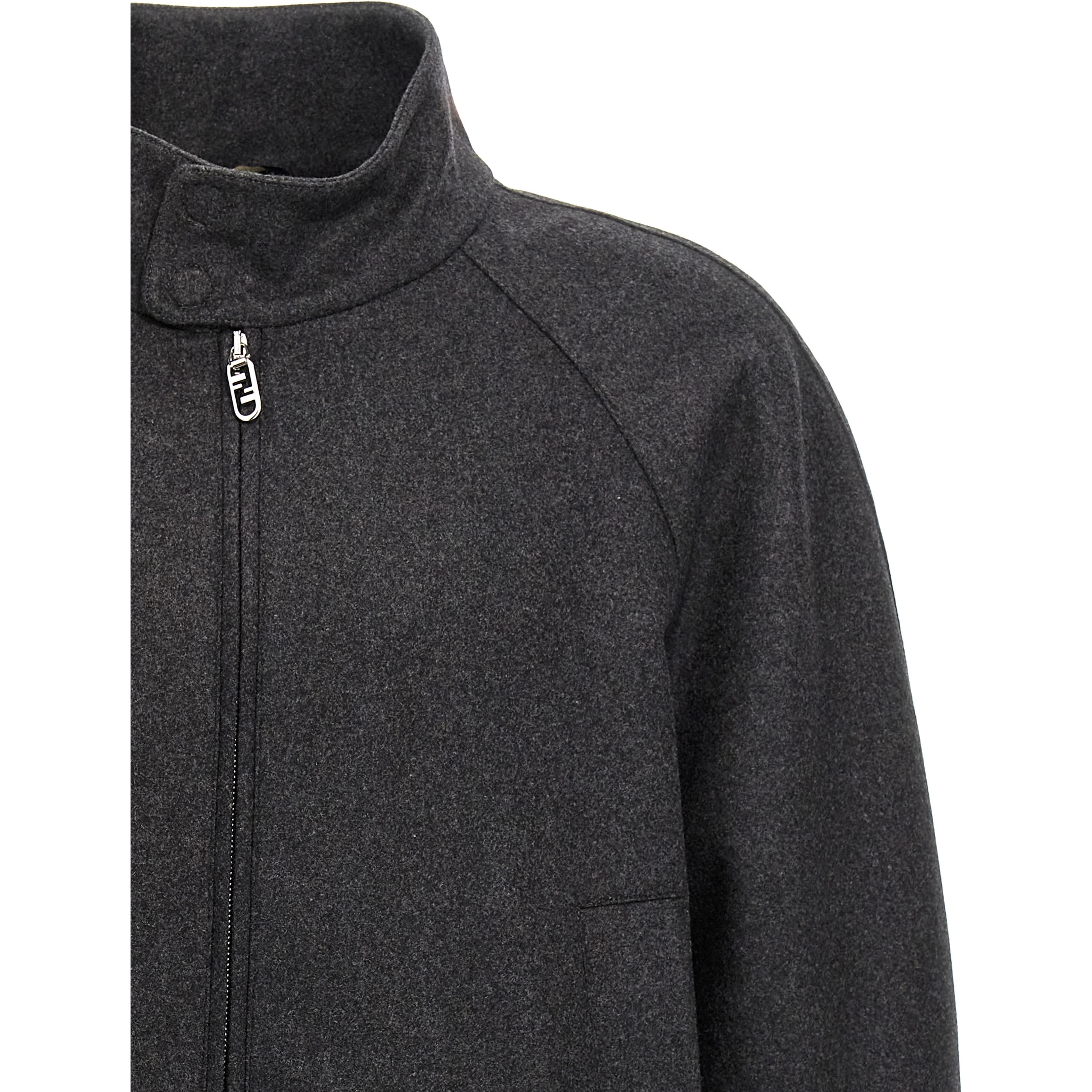 Gray Cashmere Jacket