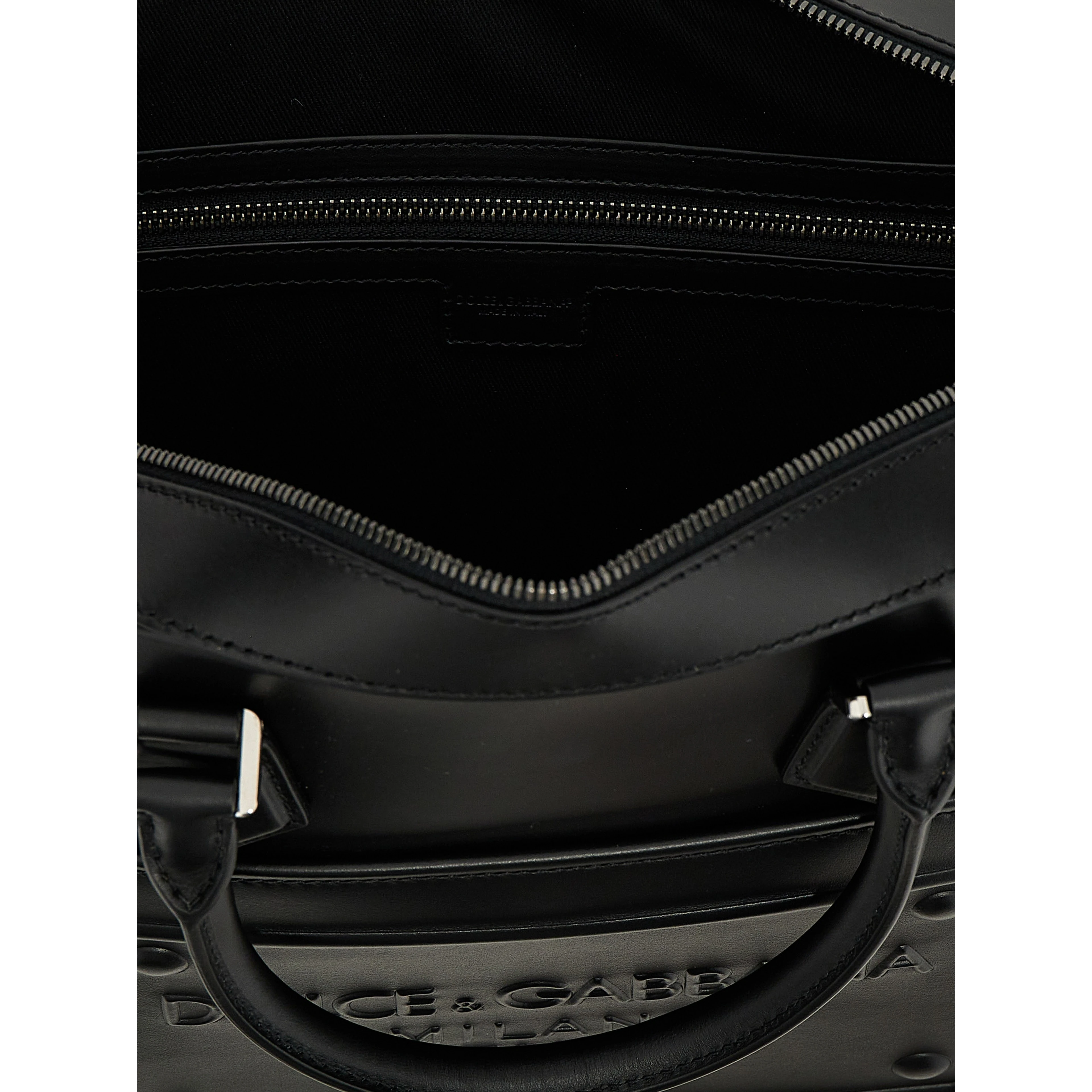 Black Lamb Leather Tote Bag