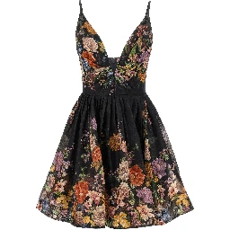Black Linen Casual Dress