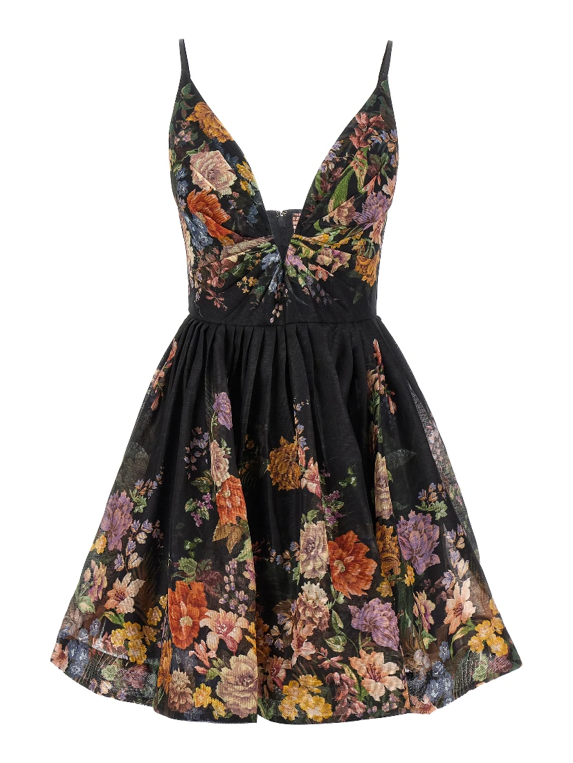 Black Linen Casual Dress