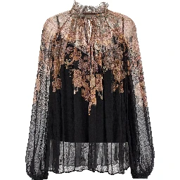 Multicolor Viscose Blouse