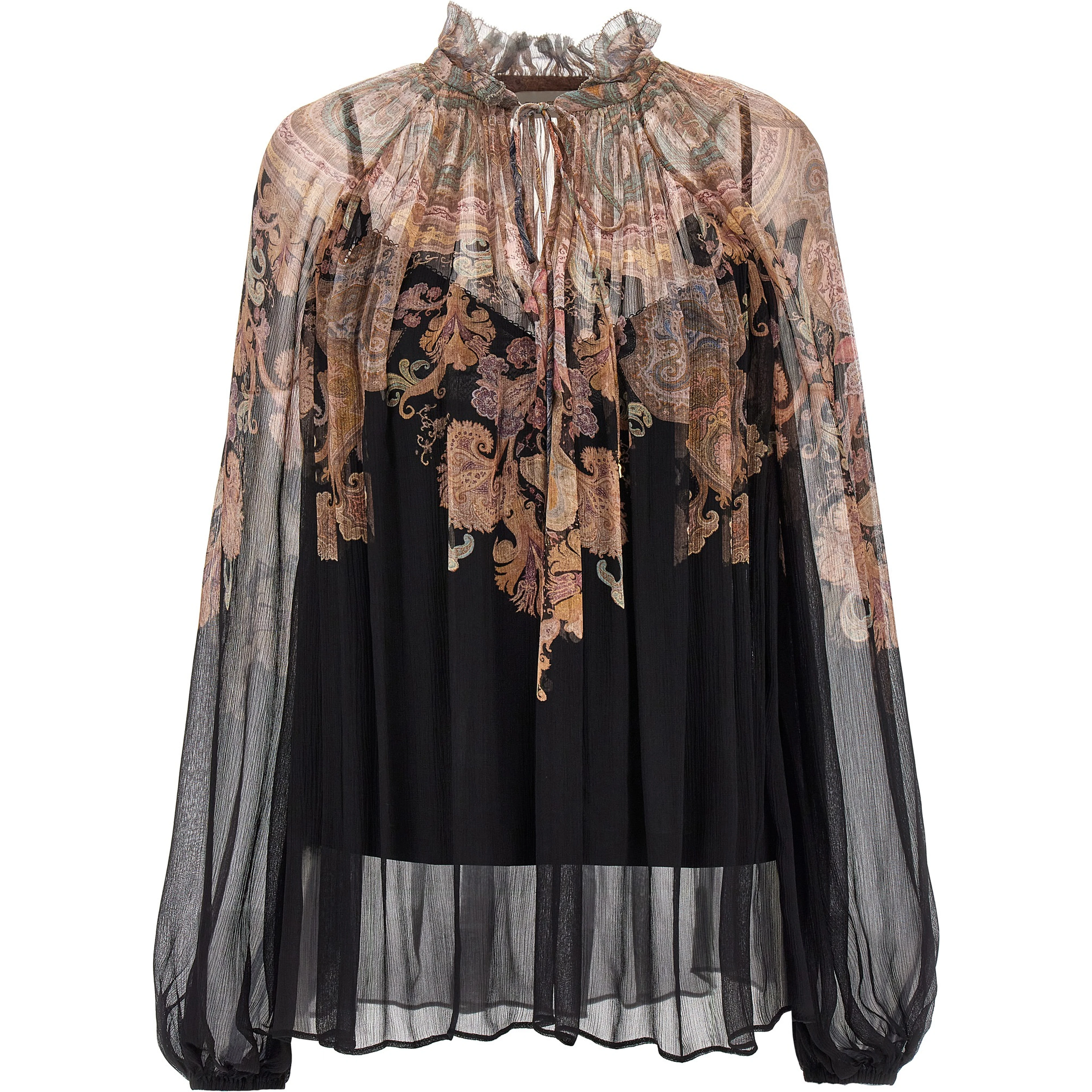 Multicolor Viscose Blouse