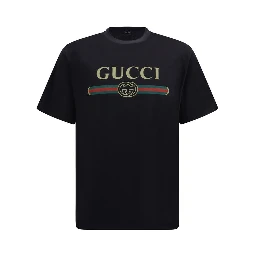 Black Cotton T-Shirt