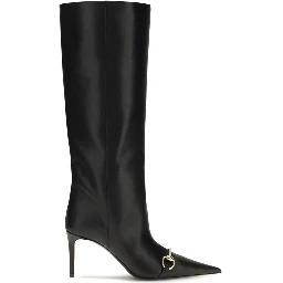 Black Calf Leather Bos Taurus Boots