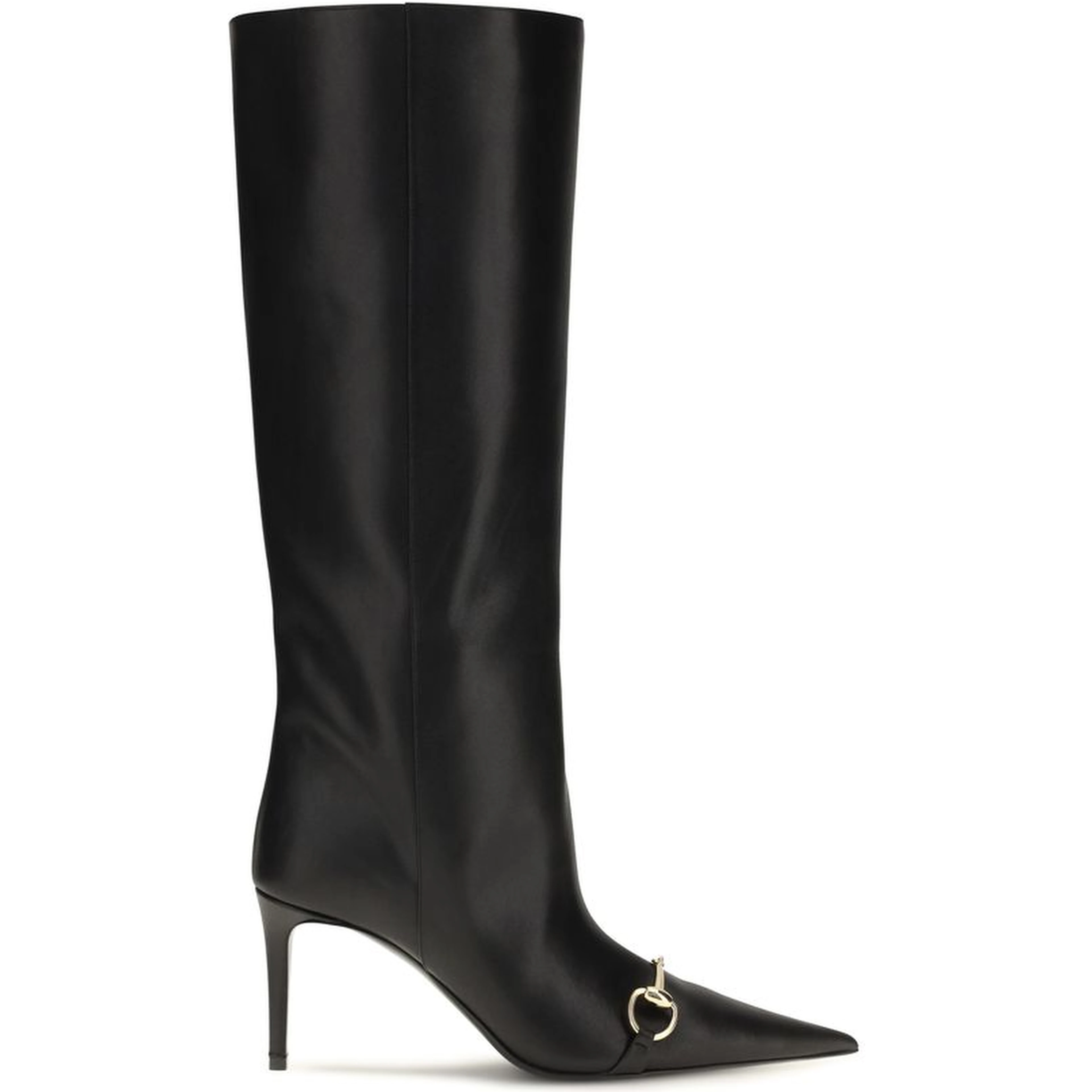 Black Calf Leather Bos Taurus Boots