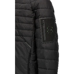 Black Polyester Shell Jacket