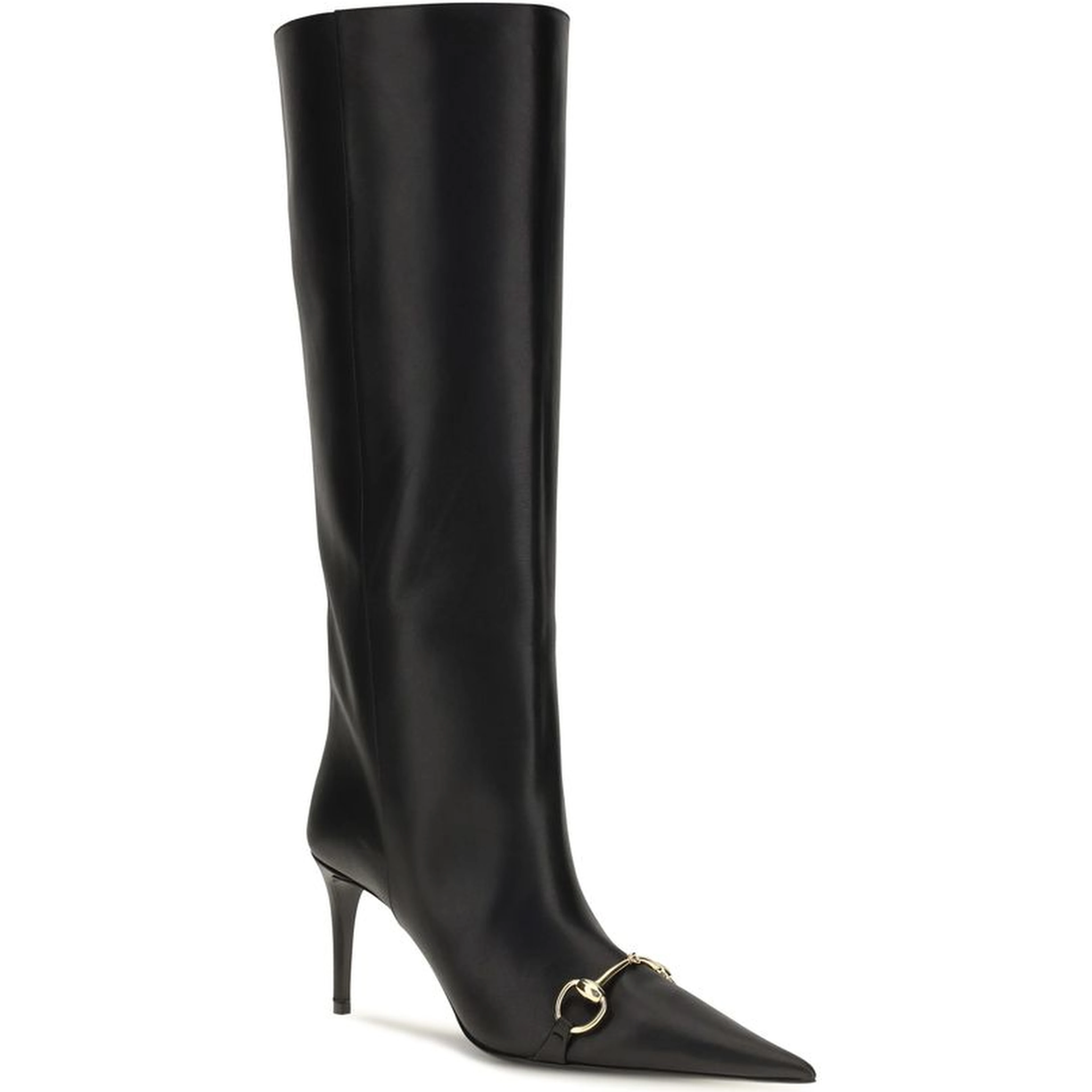 Black Calf Leather Bos Taurus Boots