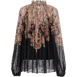 Multicolor Viscose Blouse