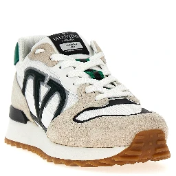 Multicolor Calfskin Athletic Sneakers