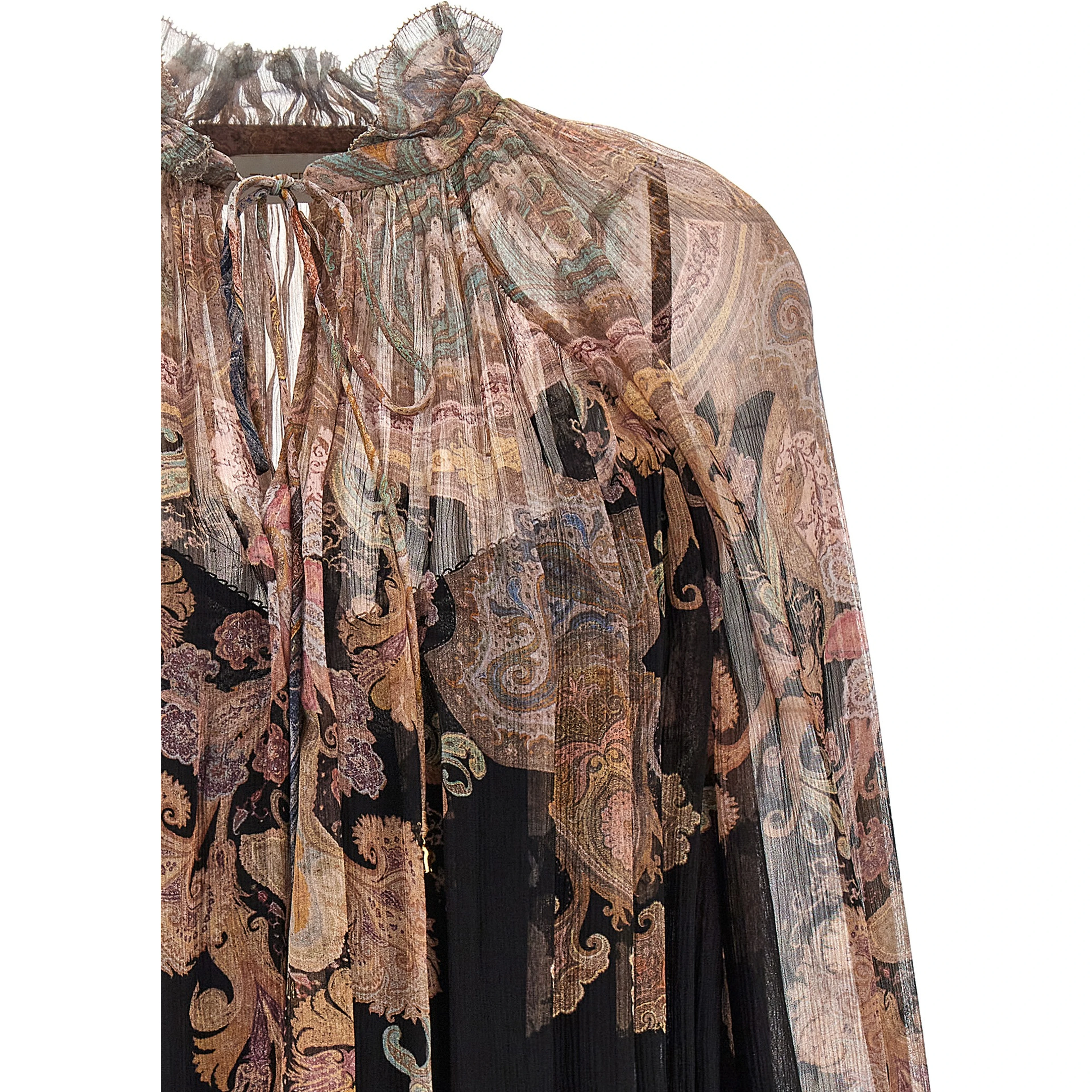 Multicolor Viscose Blouse