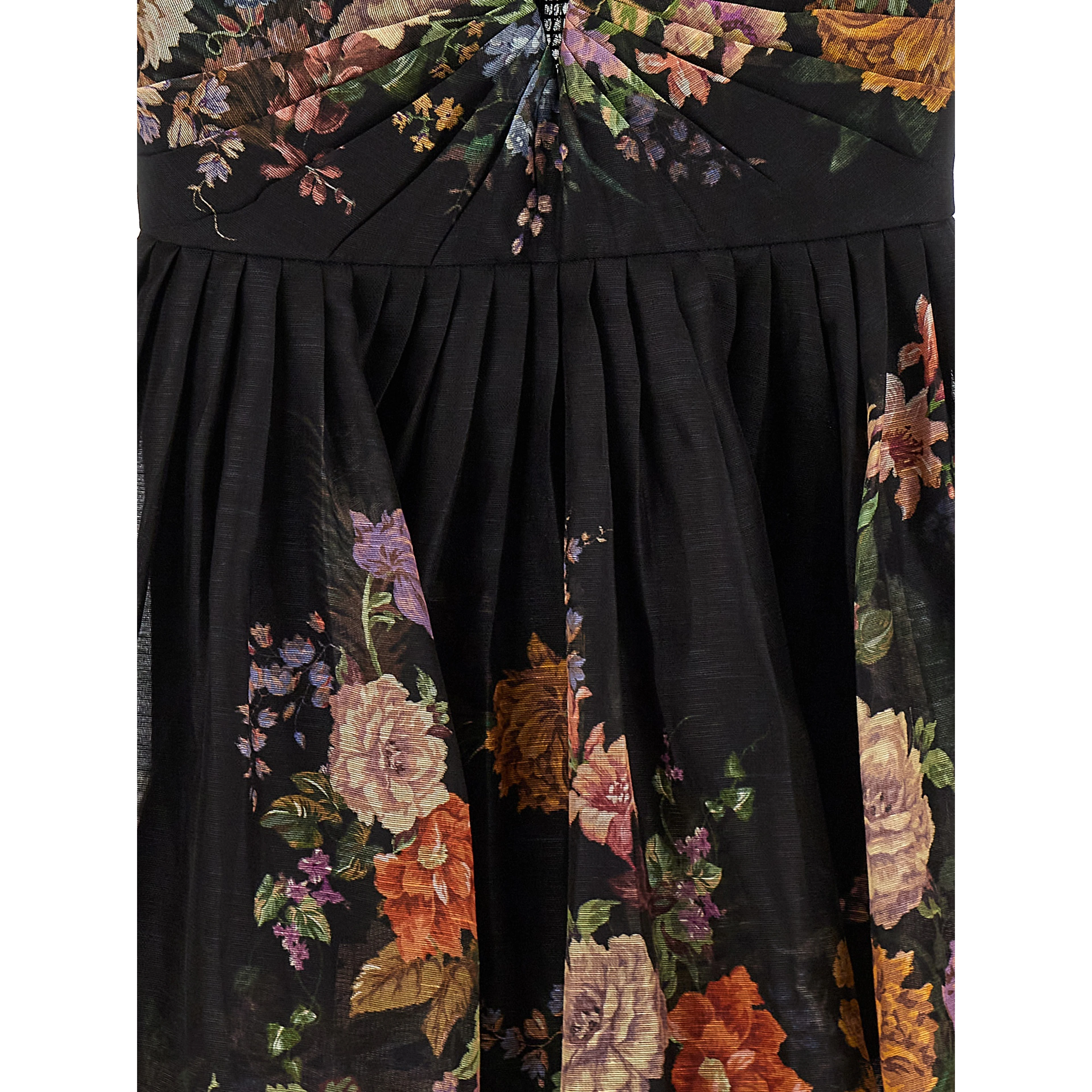 Black Linen Casual Dress