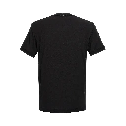 Black Viscose T-Shirt