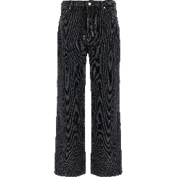 Black Cotton Jeans Denim