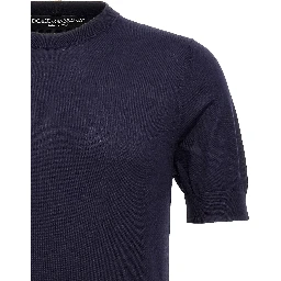 Blue Silk Cardigan